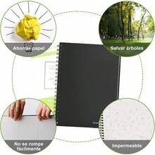 Cuaderno Inteligente A4, Libreta Reutilizable, Libreta de Notas Borrable Espiral, Libreta Digital Oficina y Escolares Sube Archivos y Anotaciones a la Nube, con Plumas y Recargas, para Adultos y Nios - inicial - Ver 7