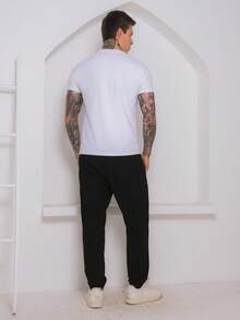 Men's Quick-Drying Ice Silk Pants, Comfortable, Quick-Drying, Academic Sportswear - Rosa vieja - Ver 3