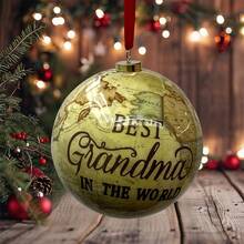 AFYPRTY 1pc Christmas Decoration Ball Christmas Tree Decoration Supplies You Mean The World To Me Christmas Party Pendants Christmas Party Gifts Birthday Gifts Suitable For Party Decoration Christmas Tree Decoration - Multicolor - View 13