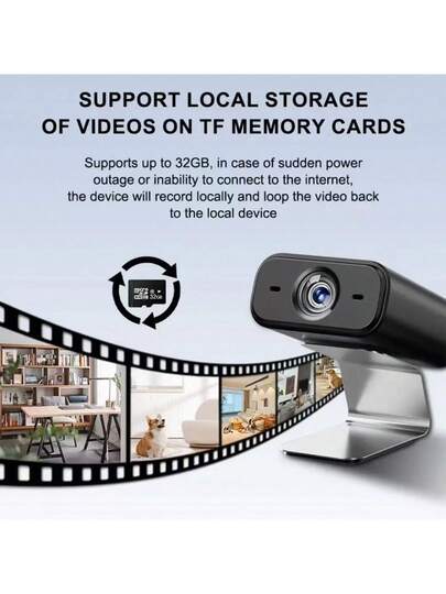 1pc Mini WiFi Security Camera Portable, Self Adhesive, 1080P HD Video, Wireless Home/Office System Wide Angle, USB Powered view 7