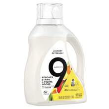9 Elements Vinegar Powered Liquid Laundry Detergent, Citrus Scent, 65 Fl Oz, 35 Loads