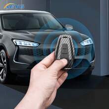 For Carbon Fiber Style ABS Car Key Case Cover, For Geely For Coolray X6 For Geometry C Emgrand Global Kulrey Hawk GX7 For Okavango