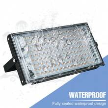 LED Grow Light Full Spectrum Green Plant Lamp Indoor 220V Greenhouse Tent Hydroponics System Growth Box Planting Fill Lamps Sunlight UV/IR Waterproof Cultivation Floodlight Vegetable Flower Fruit Potted Succulent Moss Bonsai Cactus Seeds Red Blue 180°Adjustable Angle Seedlings Lighting With EU Plug 24/50/96/144leds - EU C Type Plug(220-240V) - View 4