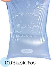 40+1/60+1/80pcs Pet Poop Bag Pet Feces Bag Fragrant Sturdy Leak-Proof