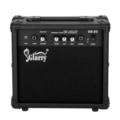 Electric Bass Amp - Black| Compact Portable Design With Volume/Tone Control, Durable Construction, Perfect For Beginners/Professional Musicians