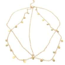 Gold Sequins Head Chain​ Festival Halloween Wedding Jewelry Hair Accessories For Bride And Women Fashion Tassel Headbands Boho Headpiece Gold#SSDD B BJNHMJ