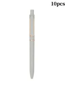 1-80pcs Customized Retractable Ballpoint Pens, 0.5mm Fine Tip, Black Ink, Suitable For Diary, Office And Other Stationery - Multi-Color Combinations, Smooth Writing, Essential For Diary, Durable Plastic Barrel, Writing Tool - Multicolor - View 36