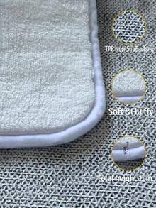 1 buc. Covoraș de ușă gri cu model de amprentă, covor decorativ din lână artificială, lavabil la mașină, covoraș de baie moale, gros și absorbant, potrivit pentru bucătărie, spălătorie, cameră de jocuri, hol, casă de la țară, terasă, balcon, verandă, living, intrare interioară, decor pentru petreceri la birou, decor pentru locuri de sărbători, intrare, baie, dormitor, sufragerie