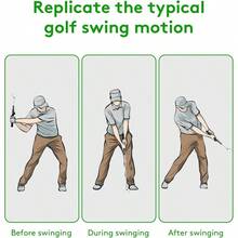 Swing Trainer - Superior Training Aid, Unmatched Grip Trainer, Practice Training - BLACK + LEFT HAND - View 3