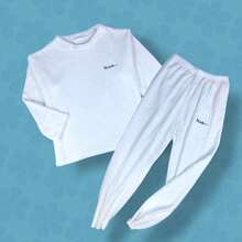 Tween Girls T-Shirt Co-Ords - White - View 5