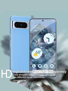 Bộ 2 miếng dán màn hình bằng kính cường lực, độ cứng 9H, siêu trong, dễ lắp đặt, tương thích với mọi loại ốp lưng bảo vệ, chống vân tay, chống trầy xước, chống thấm nước, chống sốc. Tương thích với dòng Pixel 3/Pixel 4/Pixel 5/Pixel 6/Pixel 7/Pixel 8/Pixel 9 - Trong sáng - Xem 6