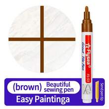 1pc Tile Grout Pen, Home Use Crack Filler Pen, Tile Chip Repair Pen, Waterproof, Multi-Color Options - Tile Grout Pen - View 14