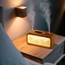 1pc Simulated Snowy Mountain Humidifier, 600ml Large Capacity Aroma Diffuser, 2 Mist Modes, 3 Light Modes, High Mist Output, Quiet Operation, Suitable For Various Room Types - Multicolor - View 10