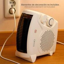 ORYX Vertical Fan Heater 1000/2000 Watt. - White - View 4