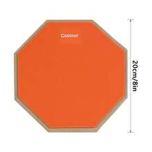 8-Inch Double-Sided Triple-Layer Silent Drum Practice Pad - Rubber Mute Pad For Drum Kit Beginners,Saxophone Practice,Guitar Stands,Practice Drum Kit For Adults - Multicolor - View 7