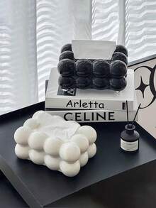 1 Stück großvolumige elegante Wolken Taschentuchbox, moderne luxuriöse Wolken Taschentuchspender, ideales Geschenk zu Weihnachten, Halloween, Erntedankfest, Ostern, geeignet für Wohnzimmer, Schlafzimmer, Esszimmer, Badezimmer, 2 Farboptionen