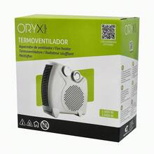 ORYX Vertical Fan Heater 1000/2000 Watt. - White - View 5