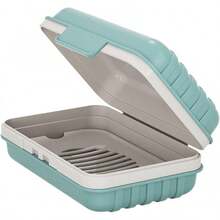 ón de Viaje, Bandeja deón de Baño Portátil con Bandeja Adecuada para Baño, Gimnasio (Gris) - Azul - Ver 12