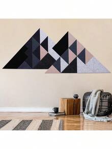Tutmyrea 41 Pack Self-Adhesive Triangular Acoustic Panels, 88"X35" Sound Absorbing Panels, Soundproof Wall Panels, Wall Decoration Art Soundproof Wall Panels For Studios, Homes, Offices(Mountain Peak)