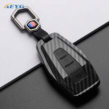 For Carbon Fiber Style ABS Car Key Case Cover, For Geely For Coolray X6 For Geometry C Emgrand Global Kulrey Hawk GX7 For Okavango