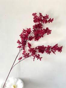 1pc High Branch Synthetic Flower Apple Flower Fake Flower Wedding Decoration And Party Item Four Seasons Home Decoration Christmas Decorations Room Decor Christmas - Red - View 11