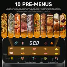 New 10L Air Fryer Kitchen Oven Oil Free Low Fat Healthy Frying Cooker Cooker - UK Plug(220-240V) - View 5