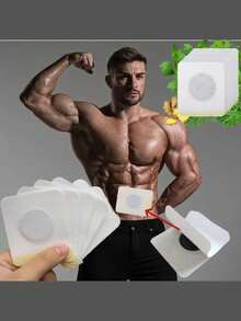 100/63/10pcs Adhesive Patches Suitable For Abdomen And Shoulder, Applicable To All Light Skin Tones. They Are Deep Tissue Firming Light Skin Care Strips Made Of Universal Breathable Non-Woven Fabric, Suitable For Both Men And Women