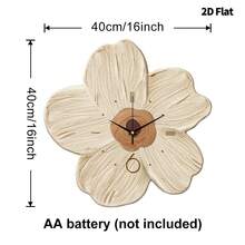 1 pièce Horloge murale de fleurs de guérison créative moderne 2D plate, mouvement à quartz ultra silencieux, sans tic-tac, décoration murale silencieuse pour salon, chambre à coucher et bureau, décoration d'horloge de chambre à coucher , personnalisée de manière unique, lecture de l'heure ultra claire, convient pour la décoration d'horloge dans le salon, la chambre à coucher, le bureau, le studio, la maison, le bureau d'études, la cuisine et le café, cadeau de décoration parfait pour la décoration intérieure de la maison de la famille et des amis