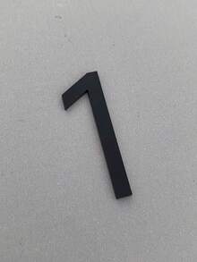 1 套 0-9 自粘彩色透明邮箱号码：酒店和办公室装饰门牌贴纸，金属饰面数字，耐用壁挂，适用于感恩节、万圣节、圣诞节房间装饰