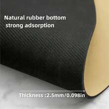 1/3pcs Bathroom Anti-Slip Absorbent Mat, Faux Pearl Butterfly Silica Gel Mat, Retro Pattern Bathroom, U-Shaped Toilet Mat, Washbasin Absorbent Foot Mat, 2.5mm Thickness Christmas Decor Kitchen Rug - Clear - View 11