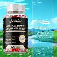 PSLALAE Aceite De Semilla De Calabaza Y Saw Palmetto 2 En 1: Favorece La Salud Del Tracto Urinario Y La Vejiga, Y Mantiene Una Vitalidad Saludable - 120 Unidades - 120 cápsulas - Ver 3