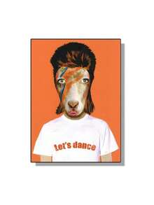 1/3 piezas Póster de pintura en lienzo con ilustración de animales de moda como gato, perro, conejo, elefante, arte de pared divertido y lindo para decoración del hogar en la sala de estar