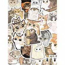 50 Piezas De Pegatinas De Gatos Lindas Para Laptop, Cuaderno Y Estuche De Teléfono Celular - 1 - 查看 1