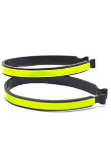 2 Stücke reflektierende Hosenclips Sicherheitsstreifen für Outdoor-Radfahren, Knöchel-Bein-Fahrrad-Hose Clip mit hoher Sichtbarkeit