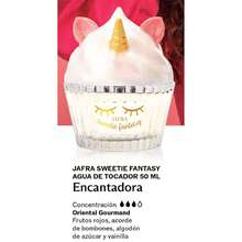 JAFRA SWEETIE FANTASY AGUA DE TOCADOR 50 ML ENCANTADORA CONCENTRACION ORIENTAL GOURMAND FRUTOS ROJOS, ADCORDE DE BOMBONES, ALGODON DE AZUCAR Y VAINILLA - ORIENTAL GOURMAND - Ver 2