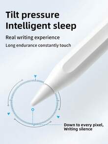 Compatível com todos os iPads da Apple lançados desde 2018, este Stylus Capacitivo de Liga apresenta duas pontas intercambiáveis e ostenta uma artesania requintada e uma sensação premium. É antiderrapante, resistente a quedas e portátil, tornando-o ideal para trabalhar em casa, criar arte ou tomar notas on-line. Ele também vem com um estojo para pontas para escrita precisa em seu tablet e um stylus durável.