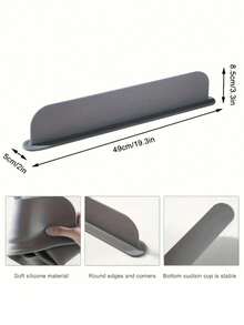 Silicone Sink Splash Guard Kitchen Sink Basin Splash Blocker Countertop Water Barrier Easy To Clean Water Blocker For Lab Sink Wash Basin Vegetable Basin Dishwasher Home Restaurant Bathroom RV Use Waterproof Cover Kitchen Utensils - one-size - View 5