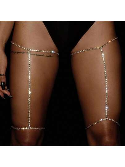 Fashion Leg Chain European And American  Nightclub Body Chain Accessory Women