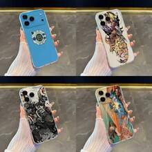 D- Cartoon Phone Case Covercompatible With  17,16,15,14,13,12,11 Pro,Max,Plus,X,XS,XR,SE4,E Mini Transparent Soft Cover,Covercompatible With  17 Case,  17 Pro Case,  17 Pro Max Case - Z4 - View 3