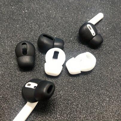Silicone Eartips & Ear Caps For AirPods 1/2 Wireless Bluetooth Earphones , Replacement Ear Pads For IPhone Earphones