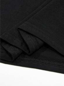 Men'S Summer Round Neck Horror Movies Hip Hop Short Sleeve T Shirt Breathable Undershirt Black Captain Tee