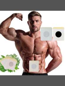 100/63/10pcs Adhesive Patches Suitable For Abdomen And Shoulder, Applicable To All Light Skin Tones. They Are Deep Tissue Firming Light Skin Care Strips Made Of Universal Breathable Non-Woven Fabric, Suitable For Both Men And Women