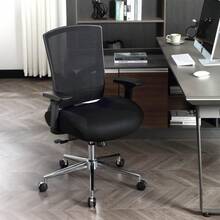 Sedia da ufficio ergonomica, sedia da scrivania con schienale alto da 200 kg, cuscino morbido 3D, braccioli 4D, supporto lombare regolabile, sedia da computer a dondolo da 105°, sedia in rete