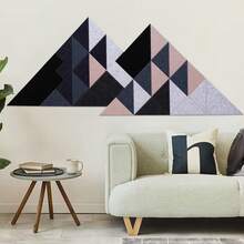 Tutmyrea 41 Pack Self-Adhesive Triangular Acoustic Panels, 88"X35" Sound Absorbing Panels, Soundproof Wall Panels, Wall Decoration Art Soundproof Wall Panels For Studios, Homes, Offices(Mountain Peak)