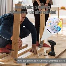 270 piezas Anclajes y Tornillos, taquetes para concreto con 5 tamaos, Juego de Anclajes y Tornillos para Panel de Yeso, Aplicable a Persianas y Muebles - inicial - Ver 7