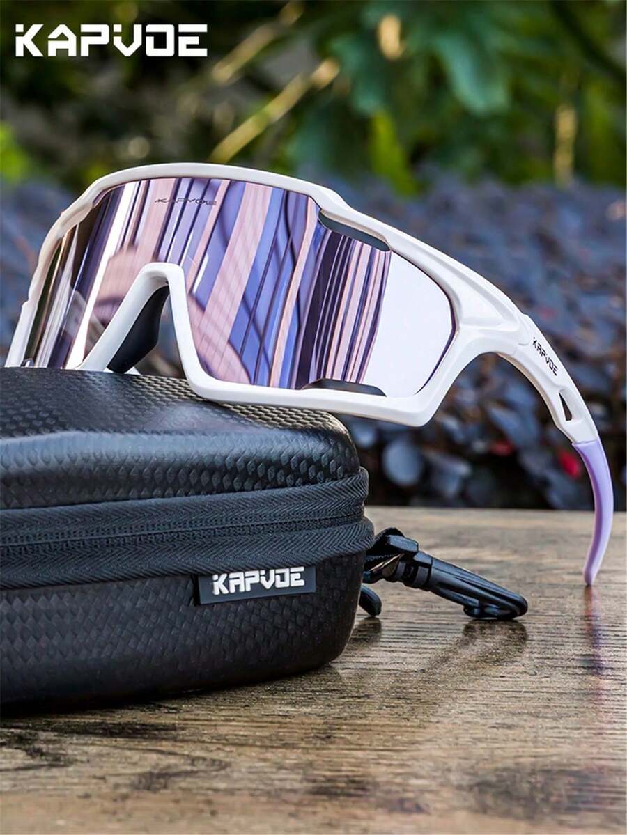 SCVCN KAPVOE Outdoor Cycling Glasses, Unisex Bicycle Racing, Mountain Biking, Road Cycling, Camping, Golf, Baseball, Fishing, Fashionable And Cool - Multicolor - View 1
