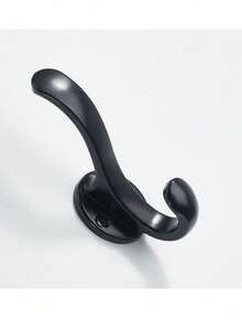 4 Packs Traditional Metal Wall Mount Hooks, Heavy Duty Dual Coat Hangers With Rust Resistant Painted Finish, Practical Vintage Style For Hanging Hats, Coats, Towels, Keys, Robes, Scarves, Bags Bathroom Bathroom Accessories Bathroom Tools