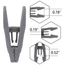 20PCS / 10PCS Klip Gantungan Baju Beludru, Klip Gantungan Celana Beludru Warna Gading, Klip Gantungan Kuat Sempurna untuk Gantungan Baju Felt Tipis - MultiWarna - View 7