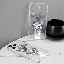 Transparent MOM Pattern UV Printed Phone Case For IPhone 16/16Plus/16Pro/16ProMax 13/13Pro/13ProMax 12/12Pro/12ProMax 11/11Pro/11Pro Max 7/8 X/XS,Suitable For IPhone17 Air - 無色 - 查看 9