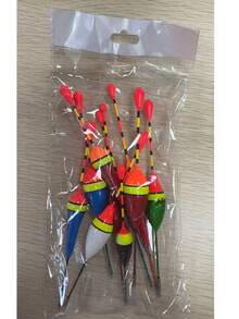 10pcs Colorful Fishing Floats - Mixed Sizes, High Buoyancy Foam Floats With Long Tail Design For Enhanced Stability And Control - Multicolor - View 13